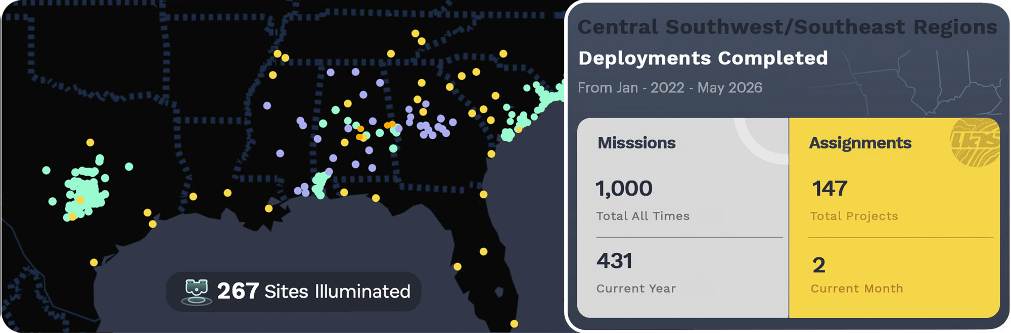 Flight Missions MapDash